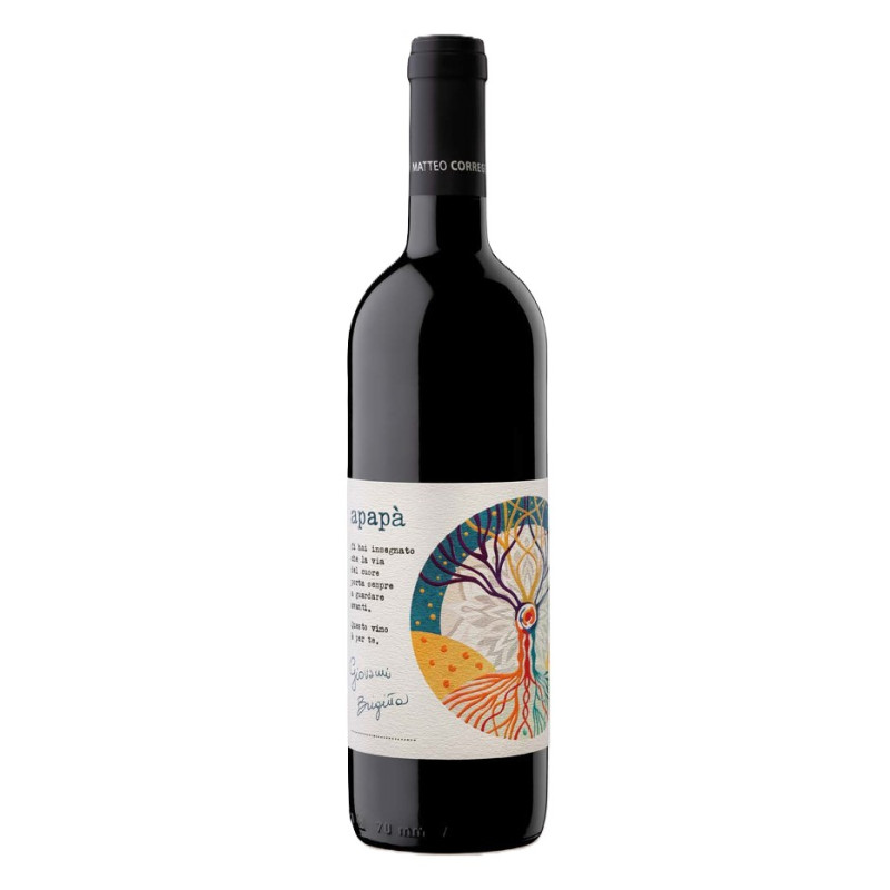 VINO ROSSO APAPA' CORREGGIA 75 CL