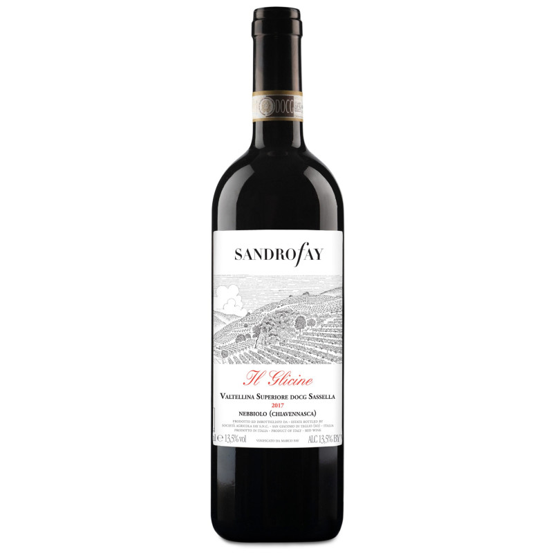 VINO ROSSO IL GLICINE SANDRO FAY 75 CL