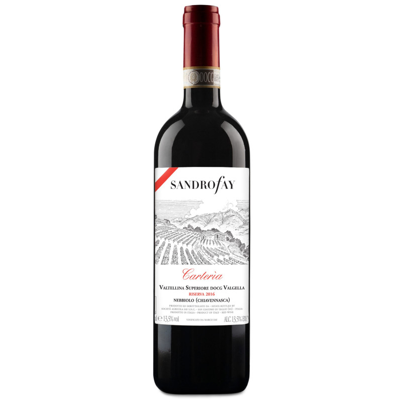 VINO ROSSO RISERVA CARTERIA SANDRO FAY 75 CL