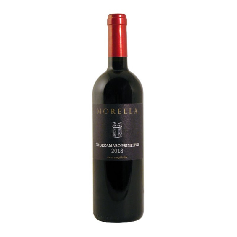 VINO ROSSO PRIMITIVO NEGROAMARO MORELLA 75 CL