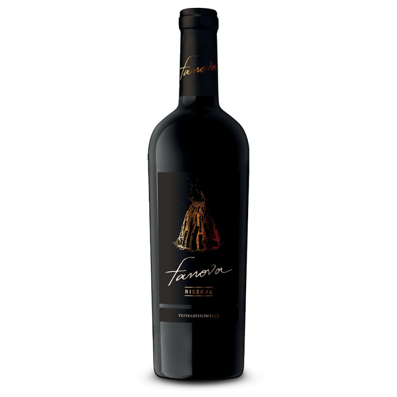 VINO ROSSO PRIMITIVO FANOVA TERRECARSICHE 75 CL