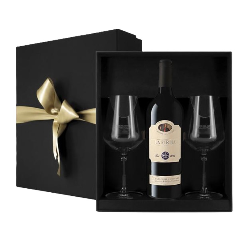 CONFEZIONE +CALICI FIRMA CANTINE DEL NOTAIO 75 CL