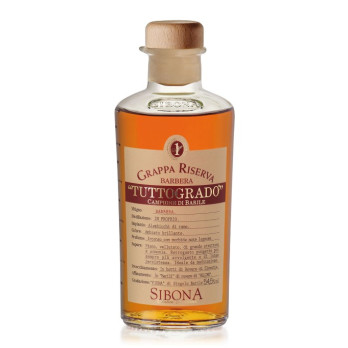 GRAPPA BARBERA TUTTOGRADO SIBONA 50 CL