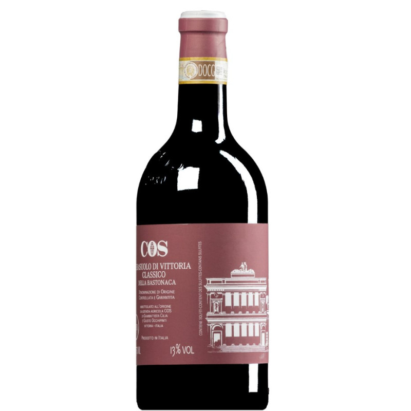 VINO ROSSO CERASUOLO VITTORIA BASTONACA COS 75 CL