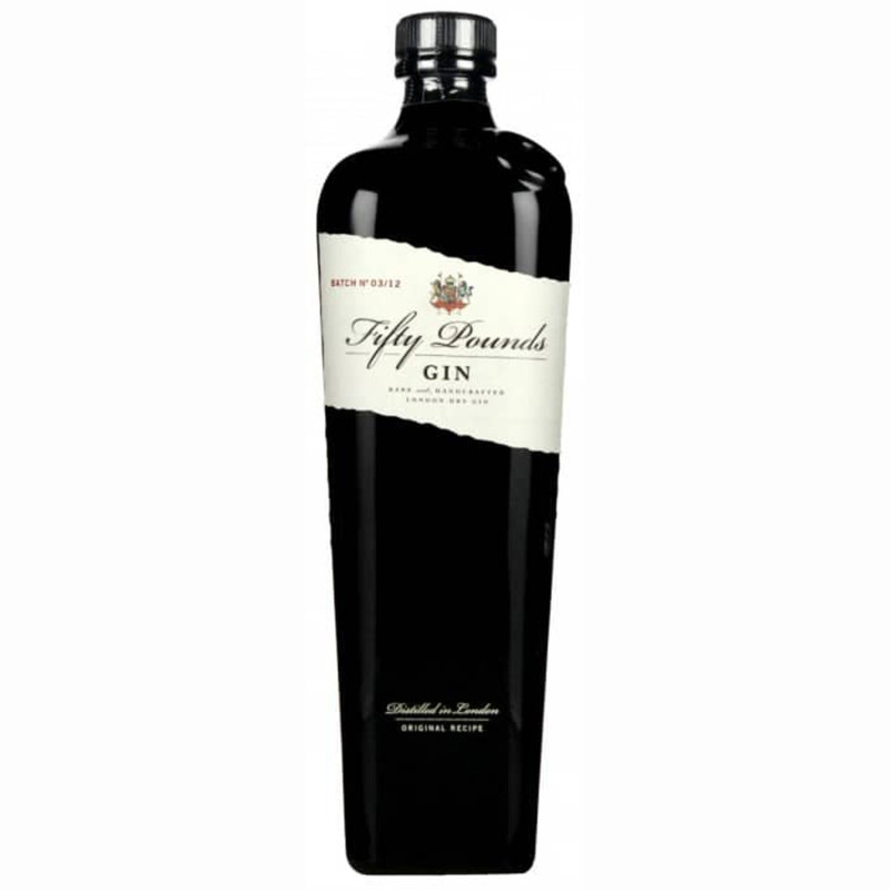 GIN LONDON DRY FIFTY POUNDS 70 CL