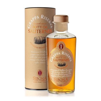 GRAPPA RISERVA BOTTI DA SAUTERNES SIBONA 50 CL