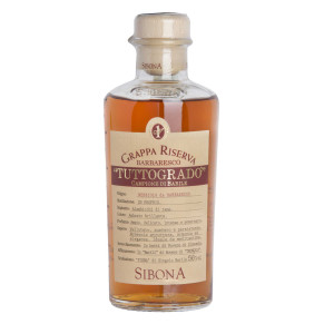 GRAPPA BARBARESCO TUTTOGRADO SIBONA 50 CL