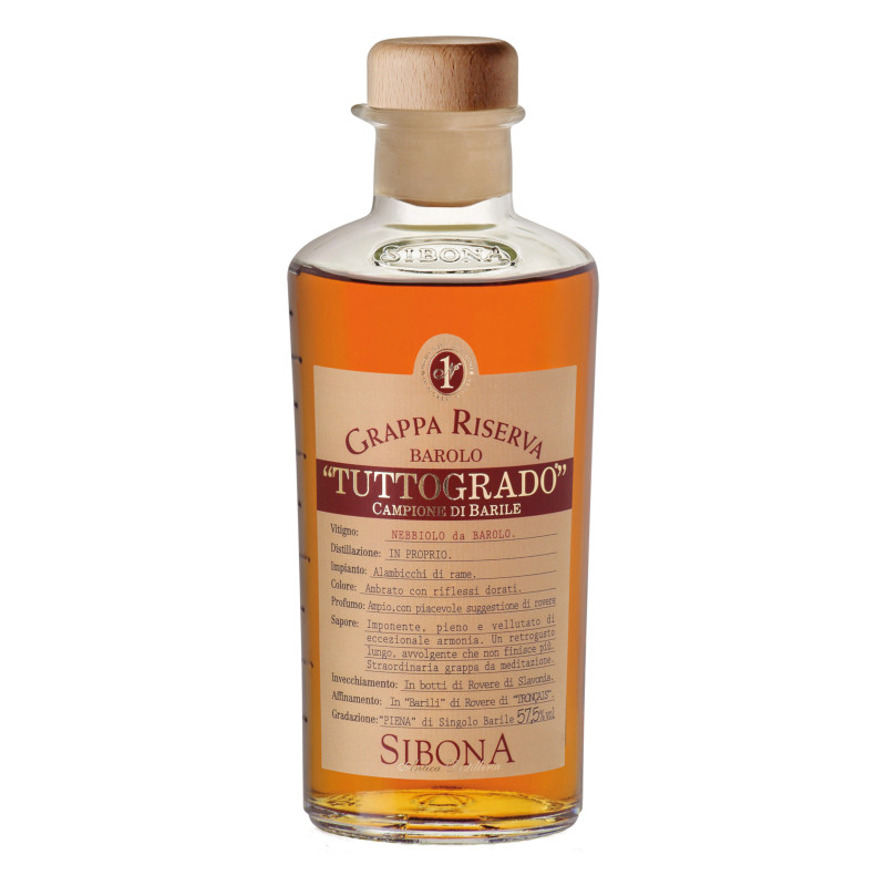 GRAPPA BAROLO TUTTOGRADO SIBONA 50 CL