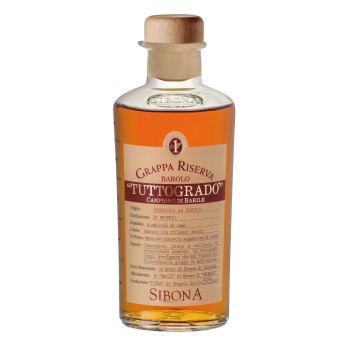 GRAPPA BAROLO TUTTOGRADO SIBONA 50 CL