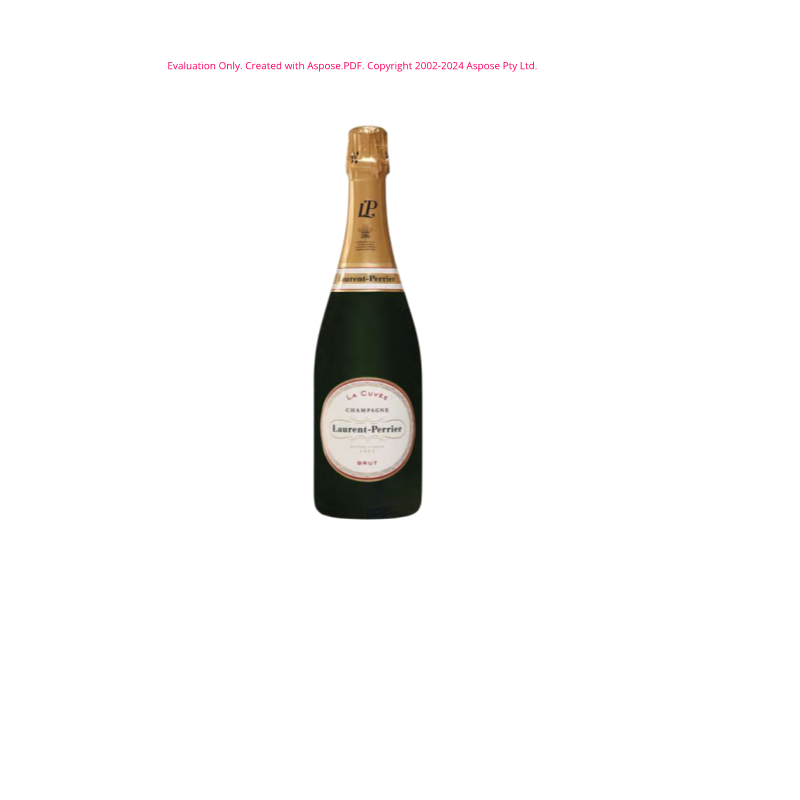 CHAMPAGNE LA CUVEE ASTUCCIO LAURENT PERRIER 75 CL