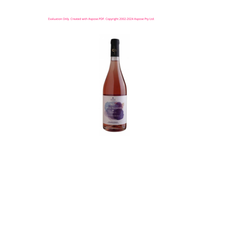 VINO ROSATO CELESTE BENVENUTO 75 CL