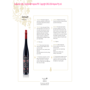 VERMOUTH ETRUSCO NERO FERTUNA 75 CL