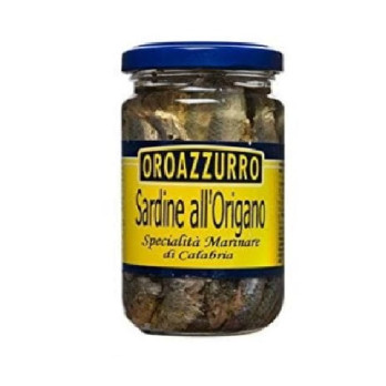 SARDINE ALL'ORIGANO IN OLIO S.GIR. OROAZZURRO 200