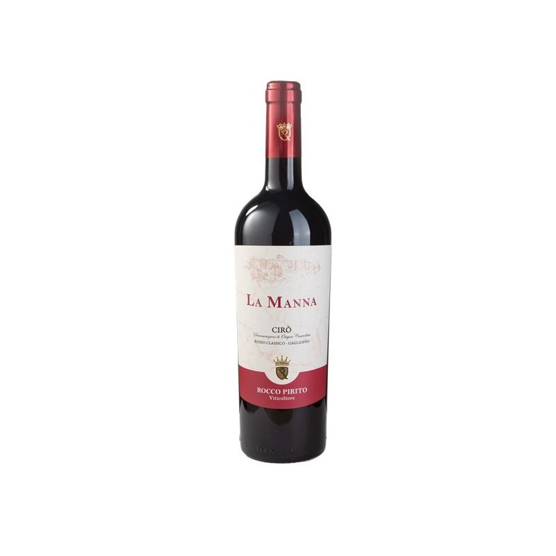 VINO ROSSO CIRO'LA MANNA ROCCO PIRITO ROMANO 75 CL