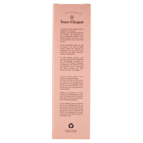 CHAMPAGNE ROSE'ASTUCCIATO VEUVE CLICQUOT 75 CL