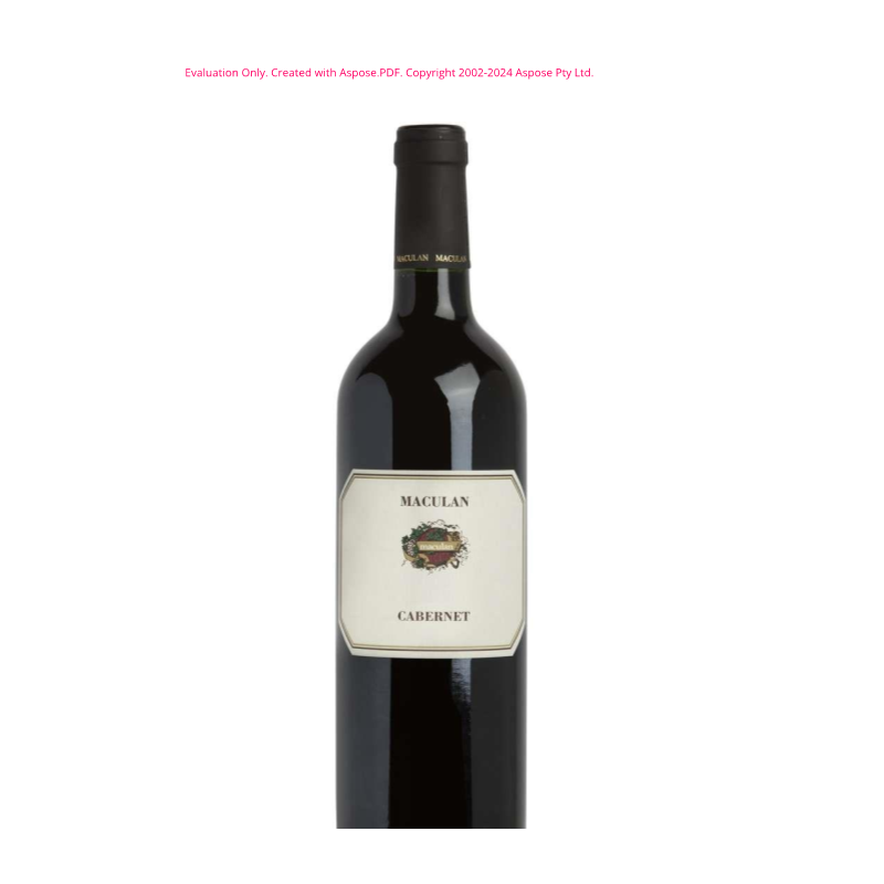VINO ROSSO CABERNET MACULAN 75 CL