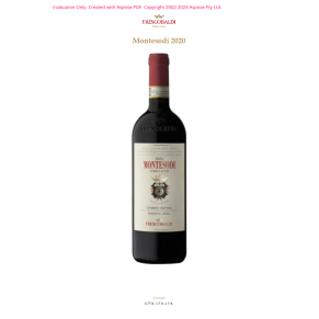 VINO ROSSO MONTESODI FRESCOBALDI 75 CL