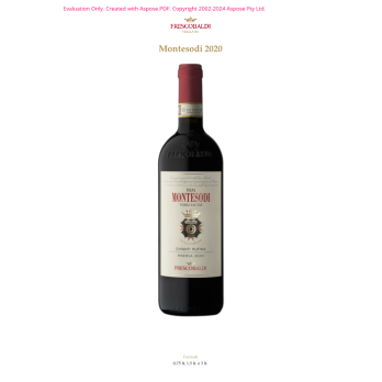 VINO ROSSO MONTESODI FRESCOBALDI 75 CL