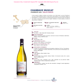 VINO BIANCO CHAMBAVE MUSCAT CROTTA DI VEGNERON 75