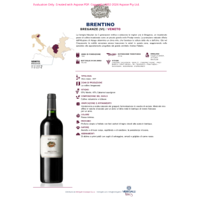 VINO ROSSO BRENTINO MACULAN 75 CL