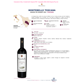 VINO ROSSO MONTEBELLO TOSCANA BADIA A COLTIBUONO 7