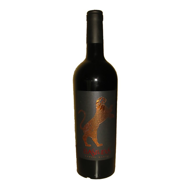 VINO ROSSO BASILEUS DOP 2018 PODERI MARINI 75 CL