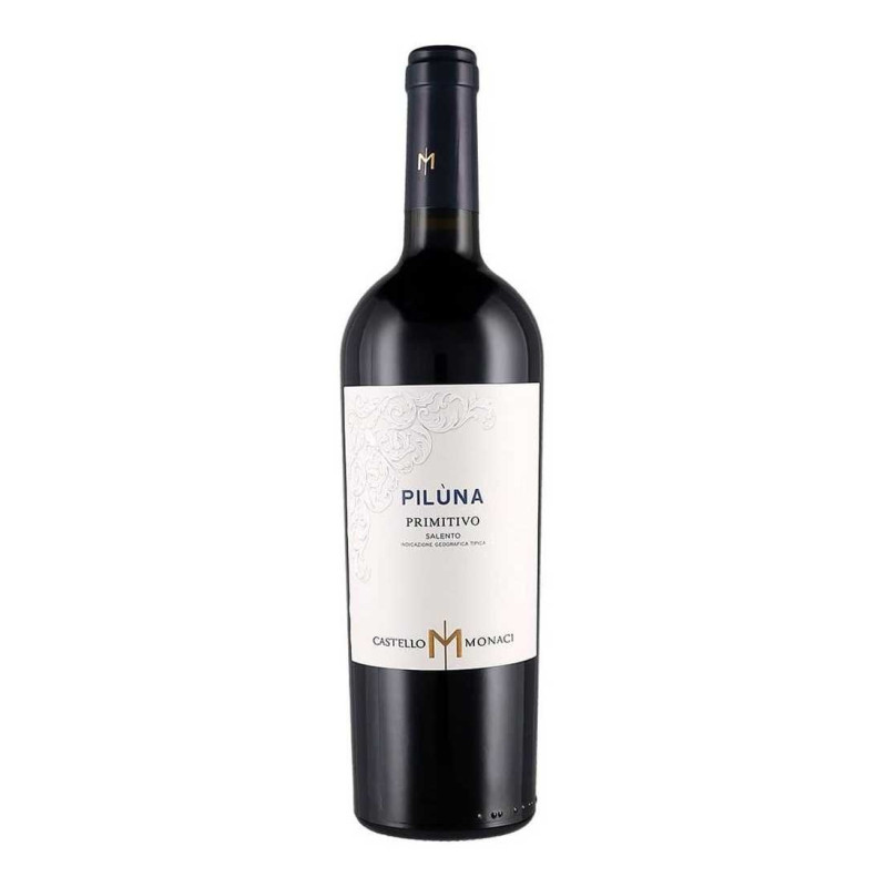 VINO ROSSO PILUNA PRIMITIVO IGT CASTELLO MONACI 75