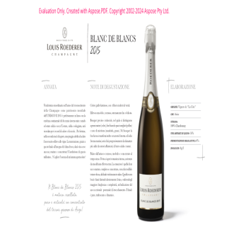 CHAMPAGNE BLANC DE BLANCS 2015 LOUIS ROEDERER 75 C