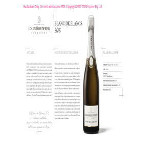 CHAMPAGNE BLANC DE BLANCS 2015 LOUIS ROEDERER 75 C