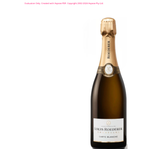 CHAMPAGNE CARTE BLANCHE LOUIS ROEDERER 75 CL