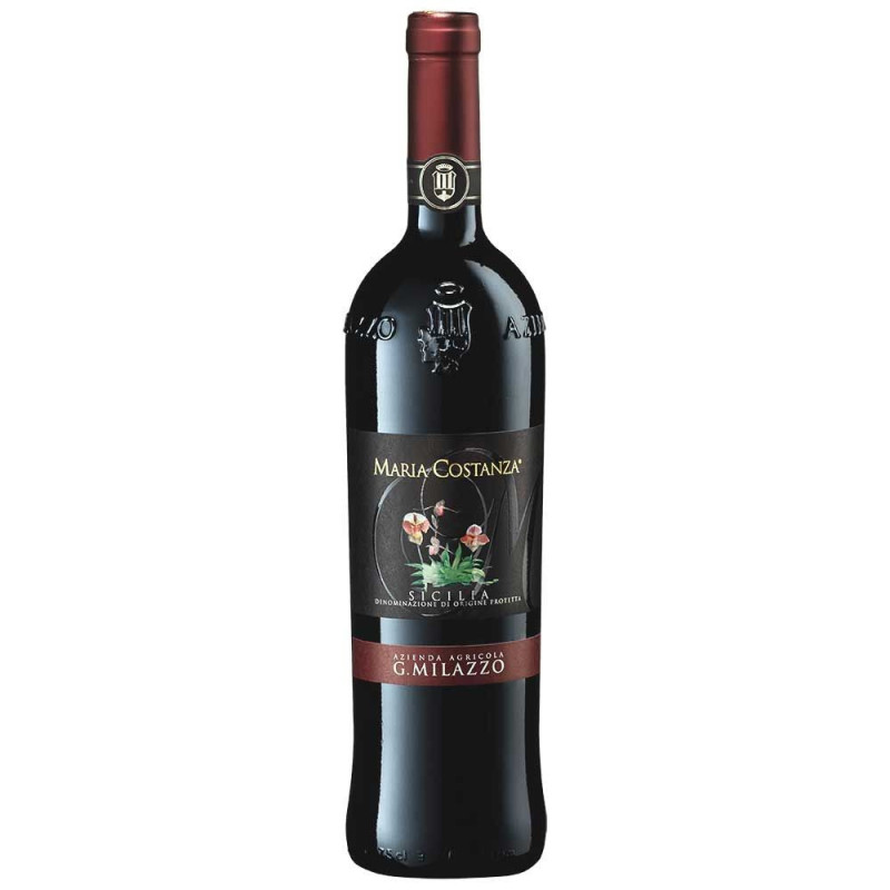 VINO ROSSO SICILIA D.O.P MARIA COSTANZA MILAZZO 75