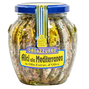 ALICI ALLA MEDITERRANEA OROAZZURRO 170 GR