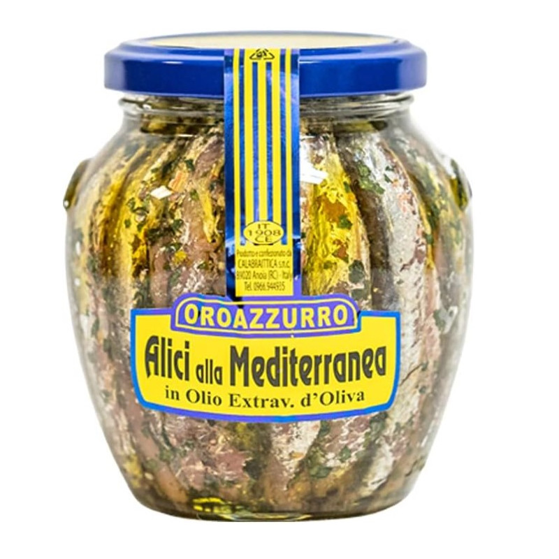 ALICI ALLA MEDITERRANEA OROAZZURRO 170 GR