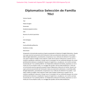 RUM SELECCION DE FAMILIA DIPLOMATICO 700 ML