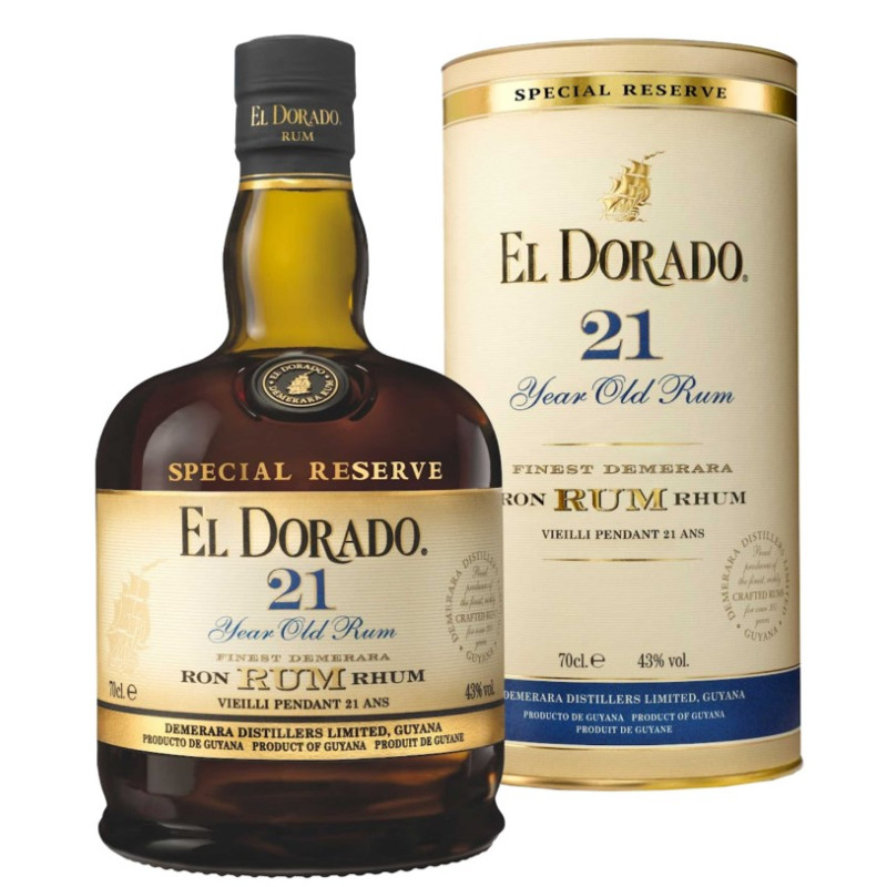 RUM EL DORADO 21 YO 700 ML