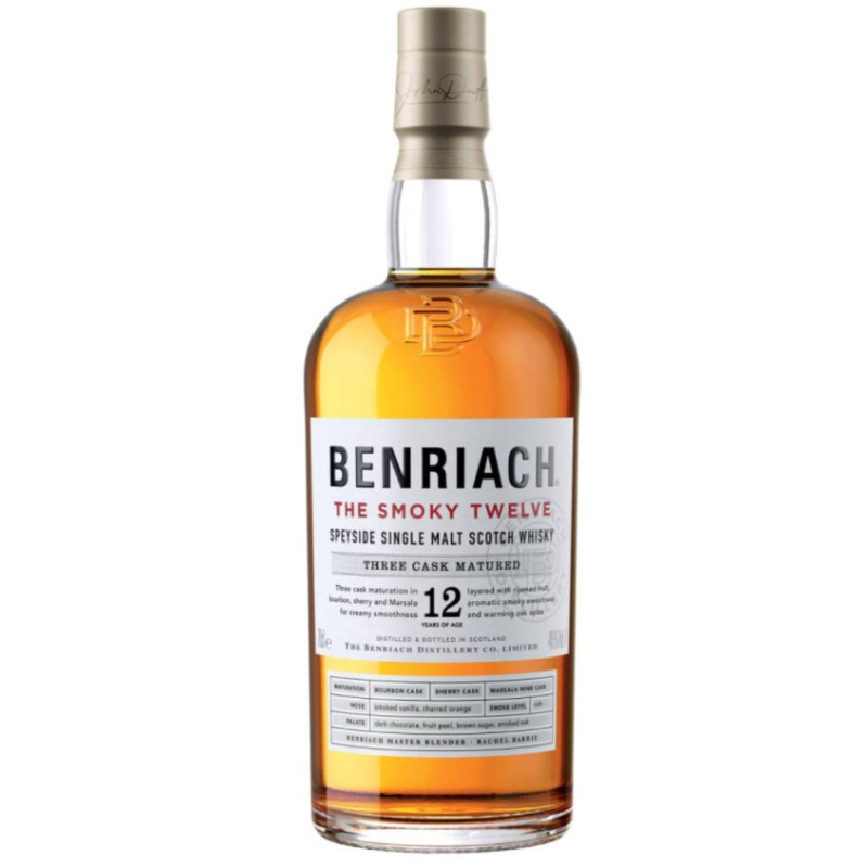 WHISHY BENRIACH 12 YO SMOKY 70 CL