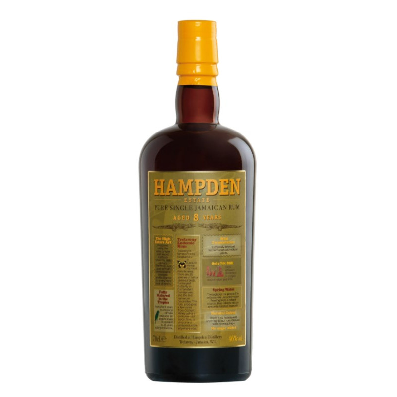 RUM HAMPDEN ESTATE OWH 8 YO 70 CL