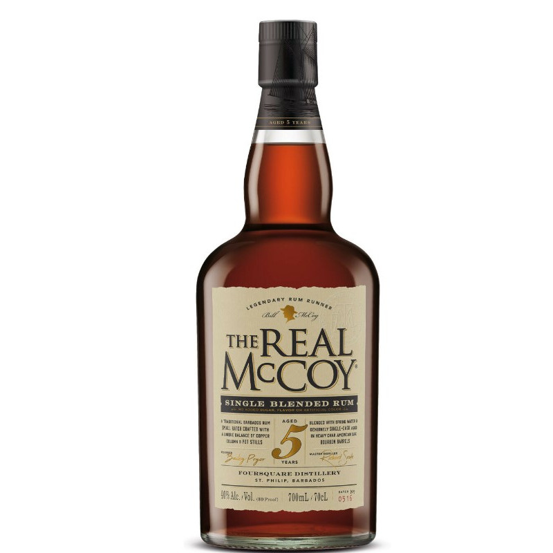 RUM THE REAL MCCOY 5 YO DISTILLER'S PROOF 70 CL