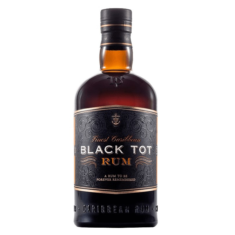 RUM BLACK TOT FINEST CARIBBEAN 70 CL