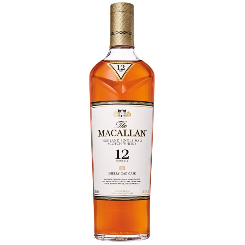 WHISKY THE MECALLAN 12 YO SHERRY OAK CASK 70 CL