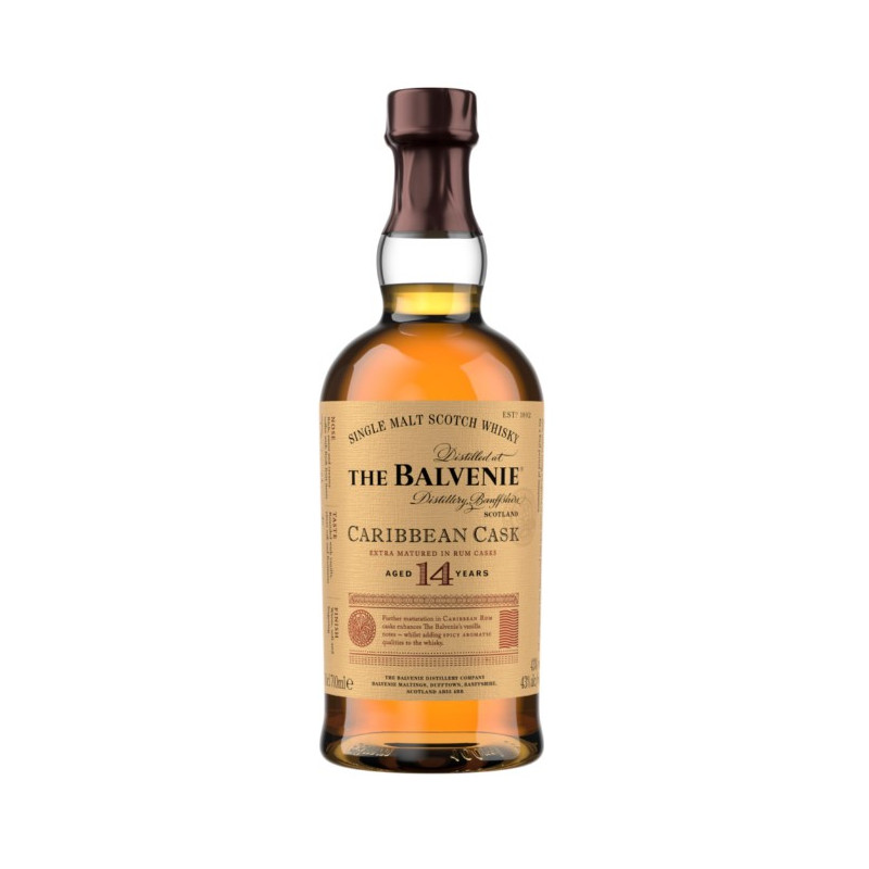 WHISKY THE BALVENIE 14 YO CARIBBEAN CASK 70 CL