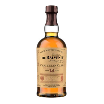 WHISKY THE BALVENIE 14 YO CARIBBEAN CASK 70 CL